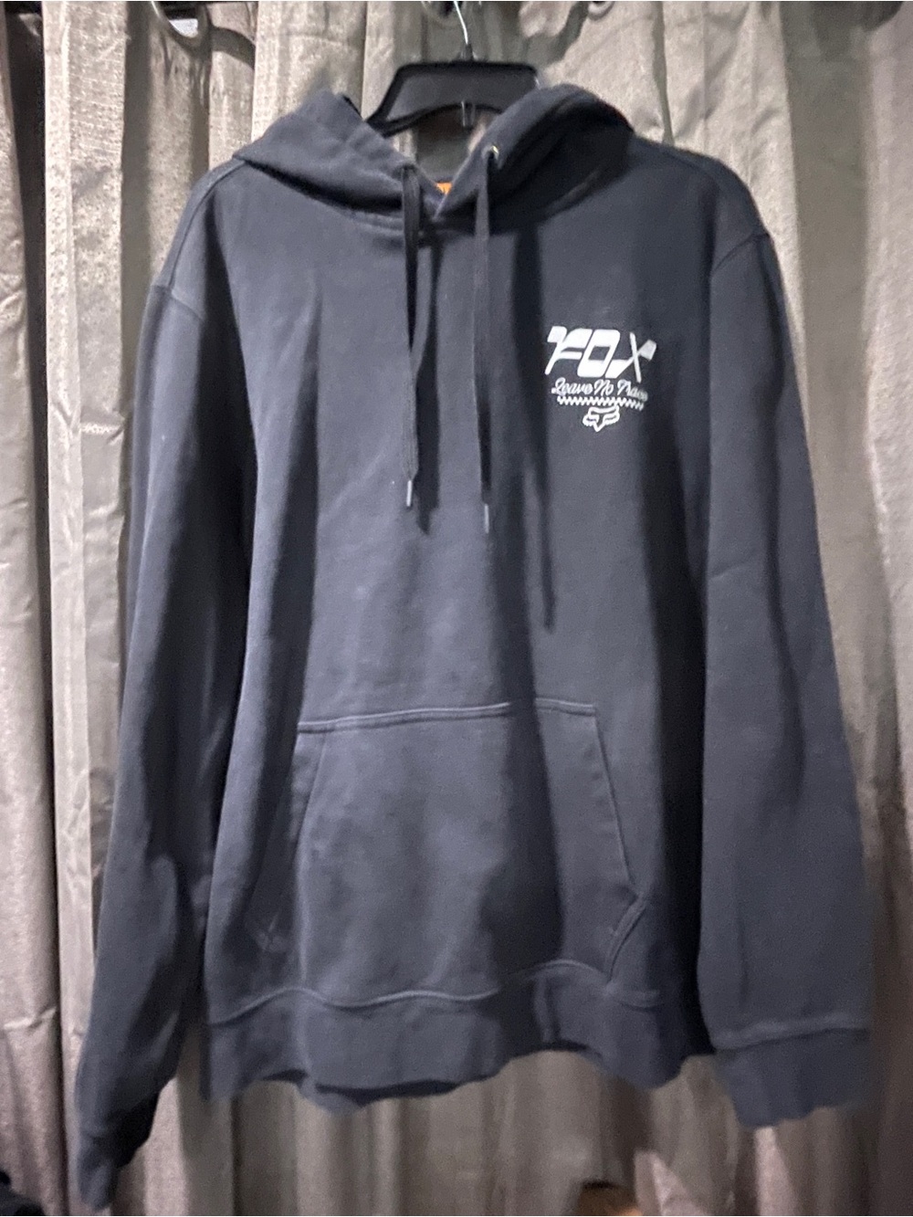 Fox Racing Men’s Black Logo Pullover Hoodie